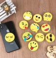 Day2day Mall Pack of 2 Emoji Designs Pop Socket Mobile Holder Stand. High Quality Pop Sockets. 