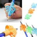 Pencil Holder Silicone Two Finger Ergonomic Tools Writing Posture Correction Trainer Writing Aid Grip Durable Professional Rubber Pencil Holder School Supplies Correcting Hand Protector Pencil Grips | Pencil Griper For Kids. 