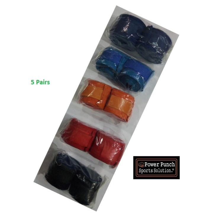 Hand Wrap Wrist Wrap Boxing Hand Wraps Bandage mma kick pad sand 5 pairs