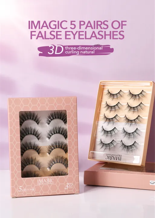 NEW%205%20pairs%203D%20mink%20natural%20makeup%20eyelash%20extension%20long%20cross%20volume%20soft%20false%20eyelashes%20winged%20faux%20cils%20-%20Image%202