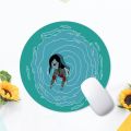 Adventure Time Small Round Office Computer Desk Mat Table Keyboard Big Mouse Pad Laptop Cushion Non-slip Desktop Mat. 