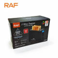 RAF Slice Toaster R-263 Popup Toaster 2 Slice Compact Design  - 650W. 