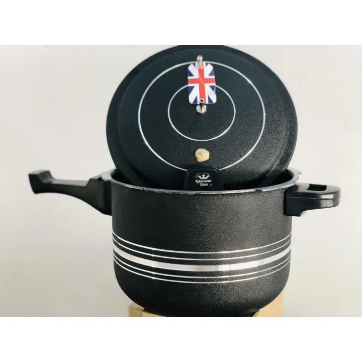 13 L NON STICK PRESSURE COOKER BLACK Daraz.pk