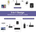 Bluetooth 5.1 Music Receiver for HiFi 3-in-1 Bluetooth Aux Adapter 3.5mm Bluetooth Audio Receiver Optical/RCA/AUX Connection Volume Control, for TV Stereo System. 
