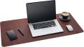 Laptop Matt 12x27 inches Large Mouse pad | Desk Matt, Computer Table Protector Matt | Multi use Synthetic Leather Matt| Large Mousepad. 