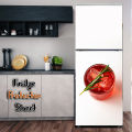 Food Fridge protector Sticker Sheet Waterproof for front door self adhesive. 