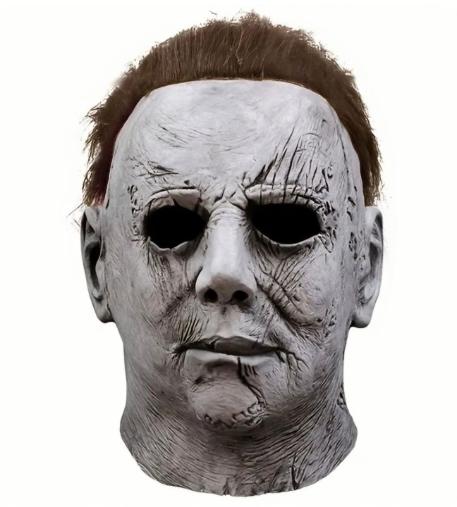 Michael Myers Halloween Costume set Mask made by rubber easy to wear best for Halloween Parties...