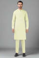 Off White Kurta Pajama For Men. 