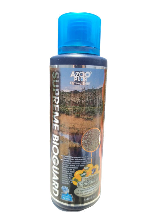 AZOO Plus Supreme Bio Guard - Live Bacteria for fish - AZOO Beneficial Bacteria - Live Bio Bacteria for fish