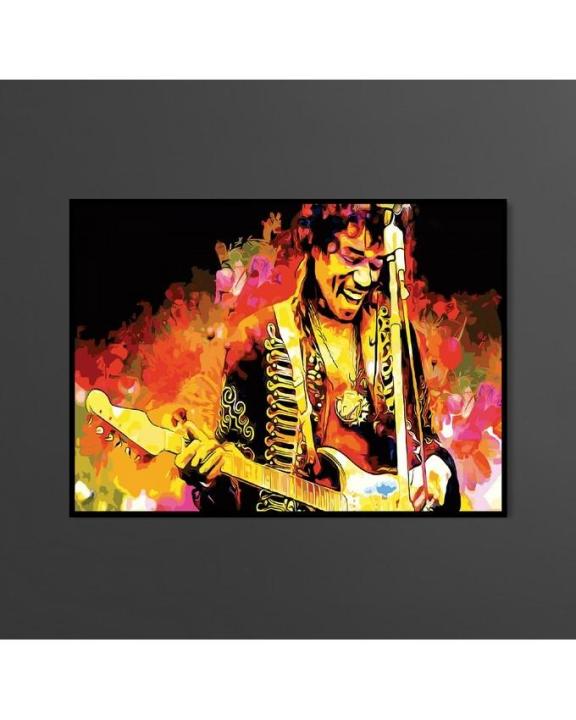 Jimi Hendrix - Wall Art Painting Frame (Digital Artwork)
