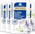 Twinings Superblends Sleep Tea - Valerian Root & Orange Blossom Herbal Tea Infusion with Passionflower & Lavender - Sleep Tea, 20 Biodegradable Tea Bags. 