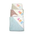 Baby Bath Towel for New Born Baby, Soft Stuff, ABC Print. 