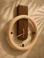 Modern Minimalist Wooden Wall Clock – Handcrafted Decorative Timepiece. 