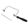 Mini U Shaped Woodworking Bow Jewelry Wire Curved Hand Hacksaw Tool+12 Blade. 