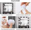 Vanity Lights - Led Light For Girls Makeup - Led Bright Light For Mirror - Bulbs For Makeup - 3 Mode Vanity Led Bulbs White/Off White & Yellow With (10 Bulbs) for Makeup Dressing Table Lighting Strip Hollywood Style. 