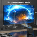 HONGTOP P10 Android Smart Projector 1280*720P 4K WIFI 10000 LUMENS 4GB/64GB & 2GB/16GB BT5.0 1080P Home Cinema Outdoor Portable Beamer. 