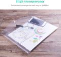 Clear Filing Document Folders | Transparent Filing Envelopes | Waterproof Plastic Envelopes | File Holder Filing Document | Poly Envelope with Snap Button Closure for A4/FC paper. 