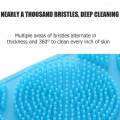 Easy  Kitchen Silicone Back Scrub Bath Shower Silicone Body Brush Silicone Bath Towel Exfoliating Body Brush Belt Wash Body Wash Silicone Body Scrubber Belt. 