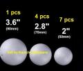 12pcs Thermocol (Thermopol) Balls Solar System Universal school project solar system Craft. 