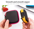Handfree Cover Charger Hard Case eva Coin Carrying Bag  Earphone Earbuds Hand free Square Shape Storage Handsfree  Cable Key Pouch Zipper Storage Mini Box. 