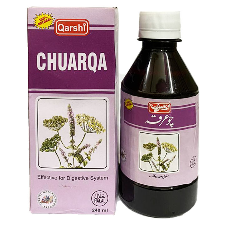 Chaurqa by Qarshi 240ml - Arq Chahar - 4 Water - Ark Char / Chauarqa / Chuarqa / Chau Arqa / Arka