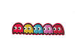 PAC MAN GHOSTS Iron on / Sew on Patch Embroidered Badge for t shirt bag cap jeans badge#1185. 