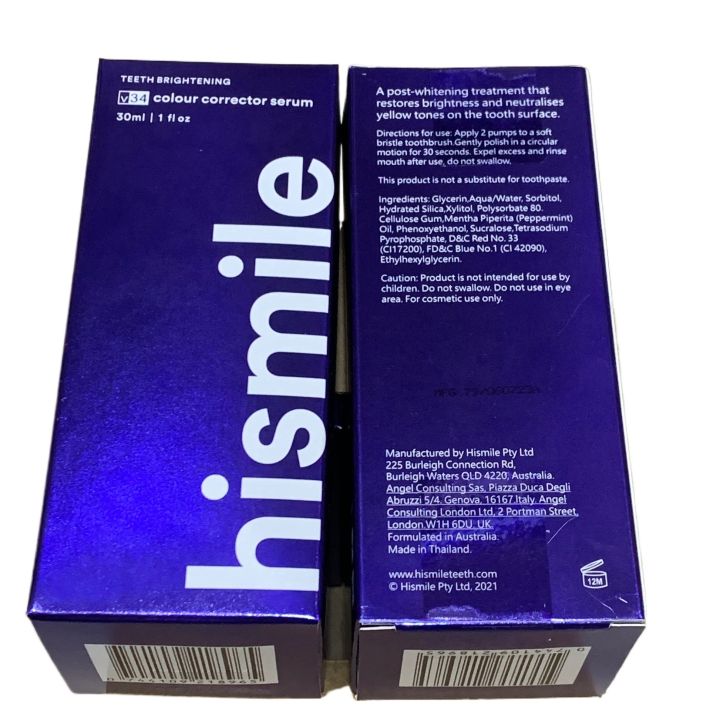 Hismile V34 Colour Corrector Serum, Teeth Whitening