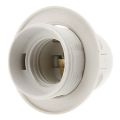 E27 White Bulb holder With Ring - Universal Lamp Screw Bulb Holder - LED Bulb Holder for Home and Office. 