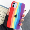 Official RAINBOW Colorful Covers Cases For iPhone 11 (6.1). 