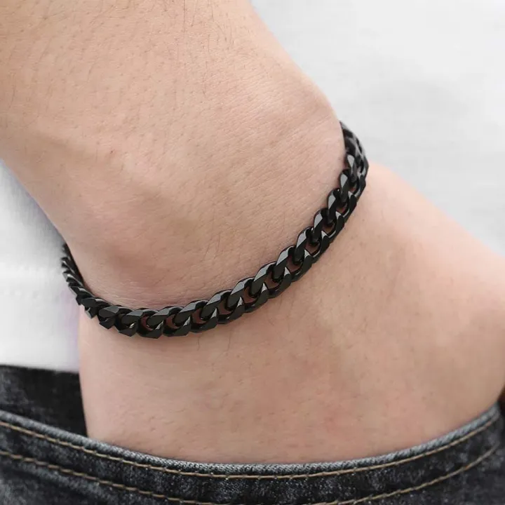Attractive%20Looking%20Black%20Color%20Chain%20Bracelet%20for%20Boys%20-%20Alloy%20Tone%20Hand%20Band-Black%20Chain/silver%20Chain/Goldenchain%20bracelet%20-%20Image%202