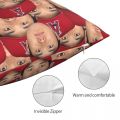 Shohei Ohtani Face Pattern pillowcase printed cushion cover sofa waist pillow pillow cover. 