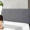 Bed Headboard Cover Dustproof Bed Backrest Gray. 