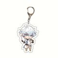 Genshin Impact Keychain Anime Bag Pandant Keyring Key Chain Xiao Ningguang Zhongli Hu Tao Acrylic character celebrate. 