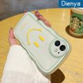 dienya For Huawei Mate 20 Mate 20 Pro Case Cartoon Lucky Smiley Face Pattern Color Cute Cream Wave Soft Edge Transparent Shockproof Creative Phone Case Simple Clear Case Silicone Protective Cover. 