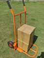 Hand Truck Trolley, Dolly, Box Cart, Sack Barrow, Sack Truck, Two Wheeler Truck, Hard Rubber Wheels 10 inches, 225kg Load Capacity, 48.25" Height, 24" Width, Depth 18-3/8" / 31-3/8". 