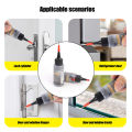 【ZOSR】1x50ml Lock Cylinder Lubricant Multi-Purpose Graphite Lubricant Lubricating Powder Great for Sliding Door Garage Door and Stuck Lock Maintaining. 