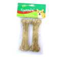 Dog Dental Calcium Chew Bone - RawHide Bone for Dogs - Dog Bones (Pack of 2) - 5 Inches. 