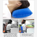 Outdoor Inflatable Nap Pillow Inflatable Back Pad PVC Flocking Throw Pillow Travel Pillow Camping Pillow. 