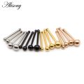 Alisouy 1PC Nose Studs Bar 316L Stainless Steel Ball Nose Piercing Pin Earrings Women Nose Rings Fashion Body Jewelry. 