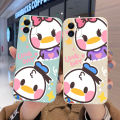 chenyyka for OPPO Find X2 Neo Case Fashion Tide Cartoon Cute Donald Duck Aesthetic Thin New Design Phone Case Side Square Edge Protection Softcase Pattern Silicone Casing Cover Shockproof Cases. 