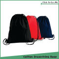 Plain Cotton Drawstring Bags Durable Backpacks, String Bags for Gym Sport Trip, Backpack Bags for Sports Bag University College School Bag for Men & Women. 