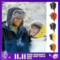 Mens Women Unisex Warm Trapper Aviator Trooper Earflap Winter Flaps Ski Hat New Hats Russian Ski Hat Faux Fur Hats. 