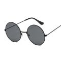 Classic Round Sunglasses Woman Vintage Circle Design Sun Glasses For Woman Male Small Frame Metal Colorful Ocean Mirror Retro. 
