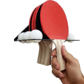 1 PCS Pings Pong Ball Holder Table Tennis Racket Display Stand With Ball Holder Shelf. 