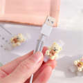 Duck store Cartoon Cute Charging Protective Cover For iPhone USB Cable Protector Charger Data Cord Organizer Anti Breaking Holder Top Seller.PRHL. 