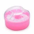 Baby Powder Puff - body and face powder box empty powder case powder puff container holder for home and travel cosmetic container, Mini Portable Baby Soft Face Body Cosmetic Powder Puff Sponge Box Round Baby Puff Box Case Container Baby Hygiene Products. 