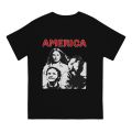 Men's America Band Rock For Band T Shirt R.E.MBand Cotton Clothes Unique Short Sleeve O Neck Tee Shirt Original T-Shirt. 