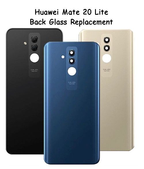 Huawei Mate 20 Lite Back Glass Battery Cover Rear Door Housing Case , Back Panel / Back Glass for Huawei Mate 20 Lite