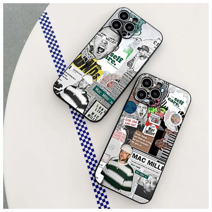for IPhone 15 pro Music Mac Miller Phone Case for IPhone 15 14 13 12 Pro XR XS MAX SE 11 Pro Design Iphone Covers