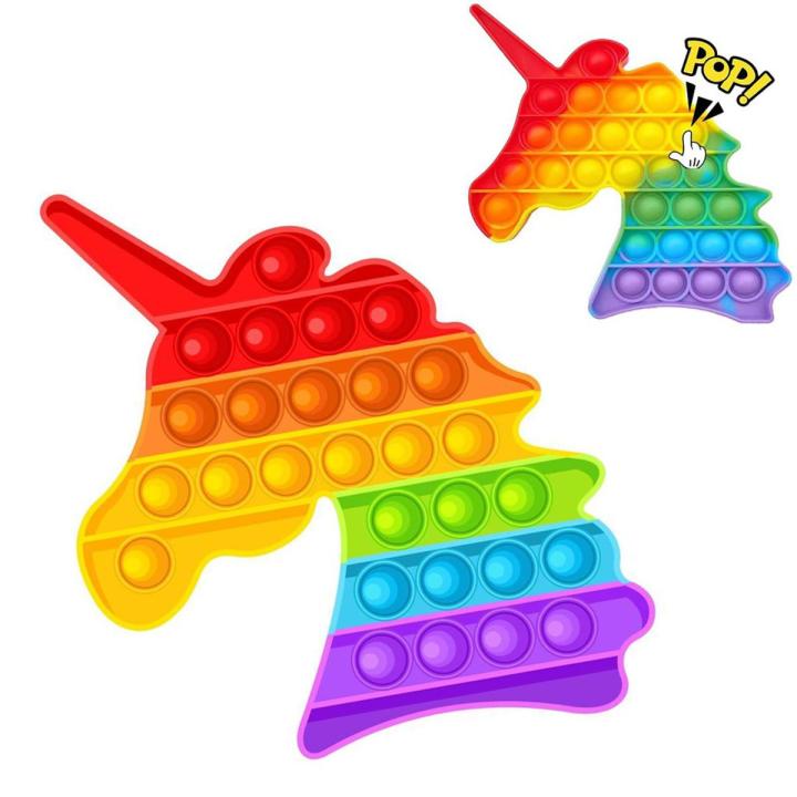 Premium Quality Bigger Size Pop it Unicorn Fidget Toy